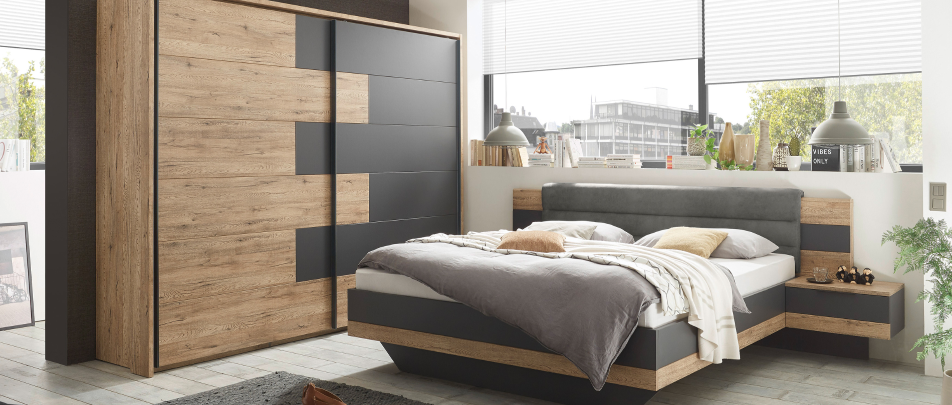 Pol-Power – Capri Schlafzimmer, Anthrazit